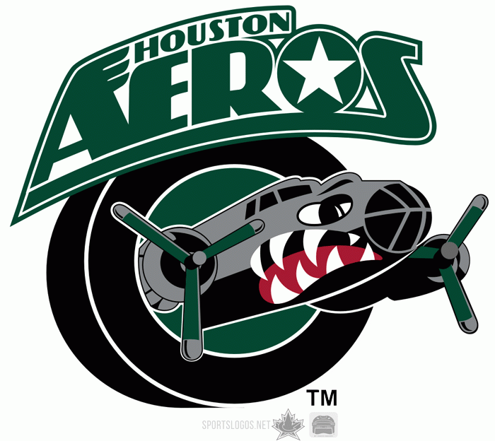 Houston Aeros 2006 07-2012 13 Primary Logo iron on heat transfer